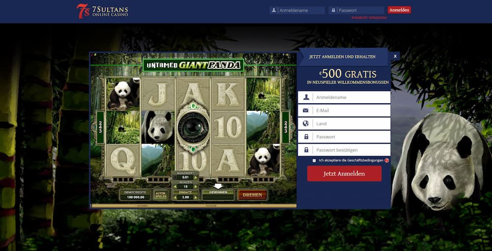 Untamed Giant Panda Microgaming