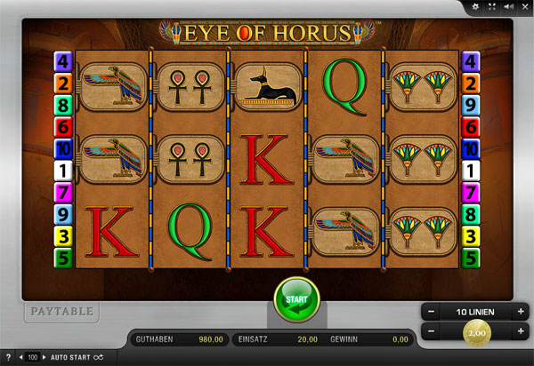 Eye of Horus online spielen